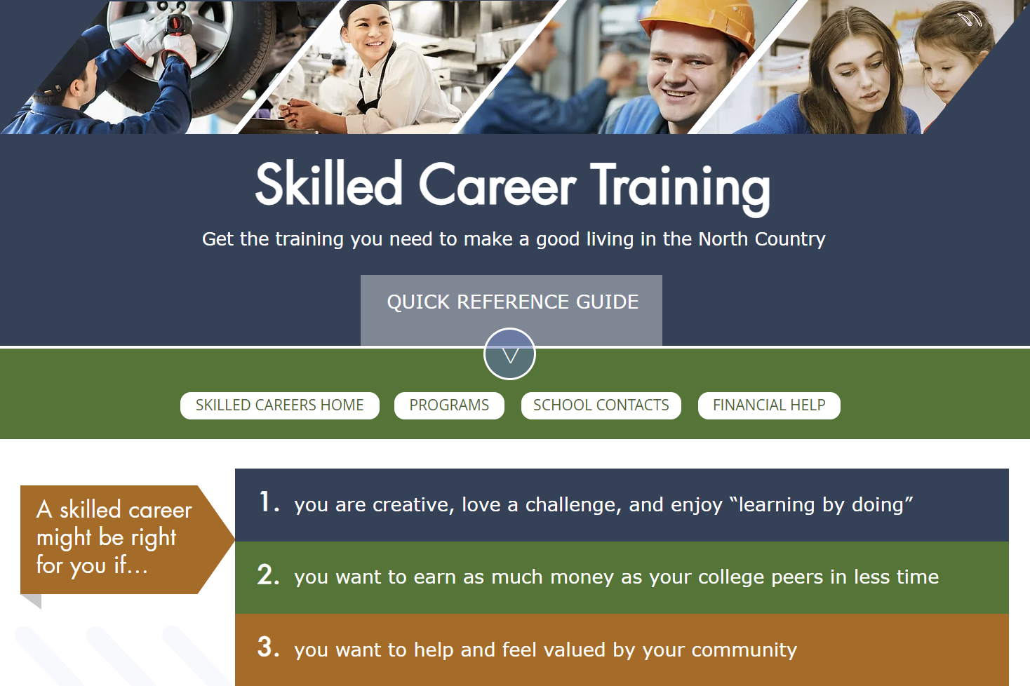 Skilled Career Training resource guide
