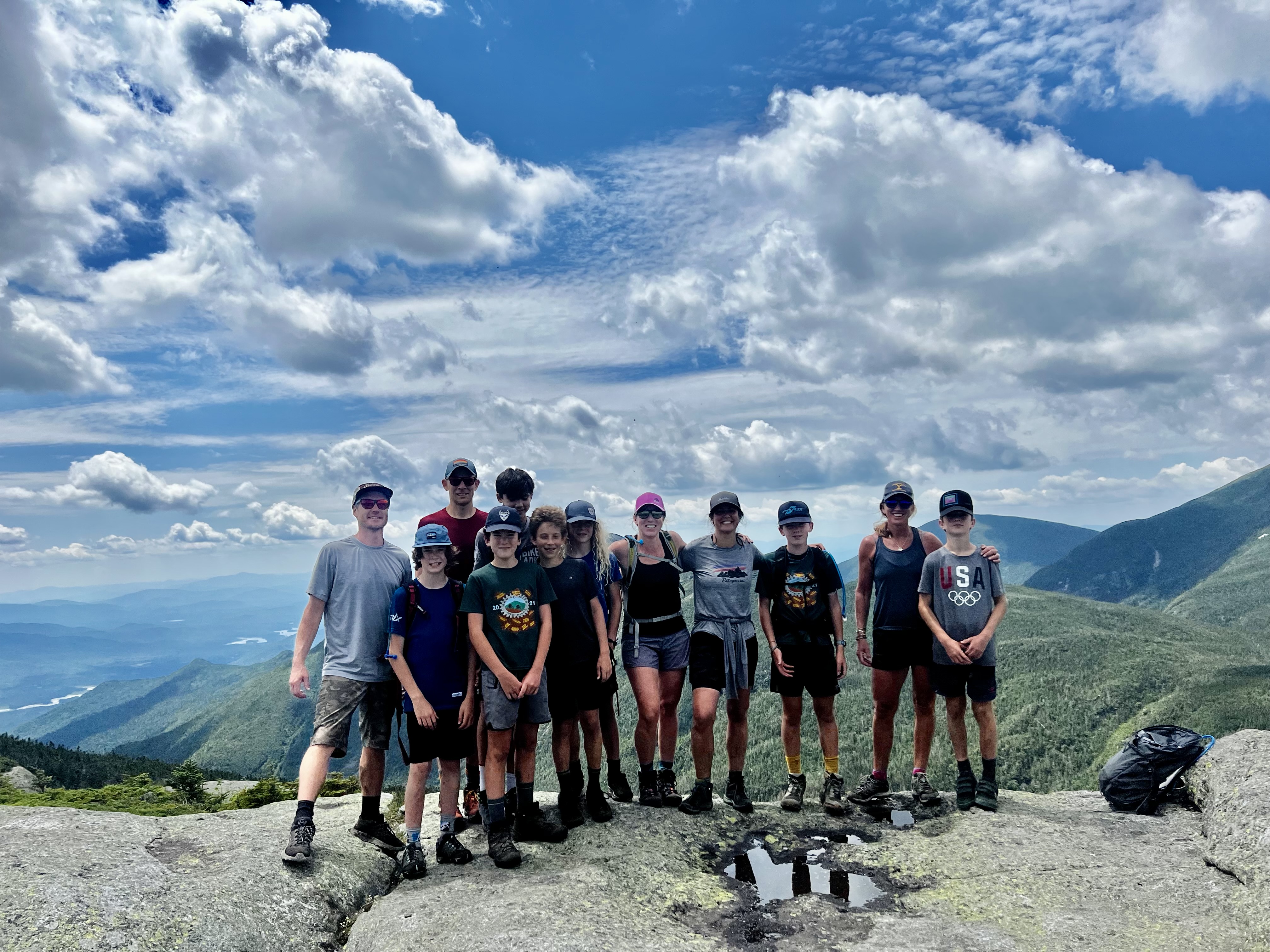 Lake Placid Outing Club members take a hike.